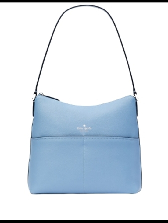 kate spade Handbags - KATE SPADE Bailey Light Blue Leather Shoulder Bag